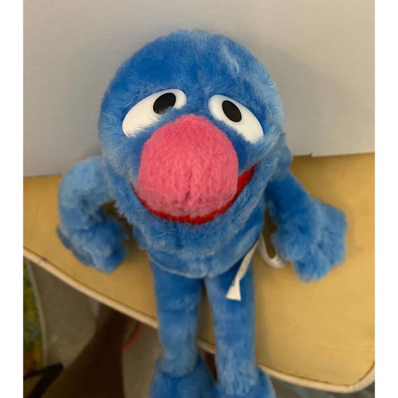 Nanco 2003 Sesame Street Blue Grover 12" Jim Henson Plush (Pre-owned) - Picture 2 of 6